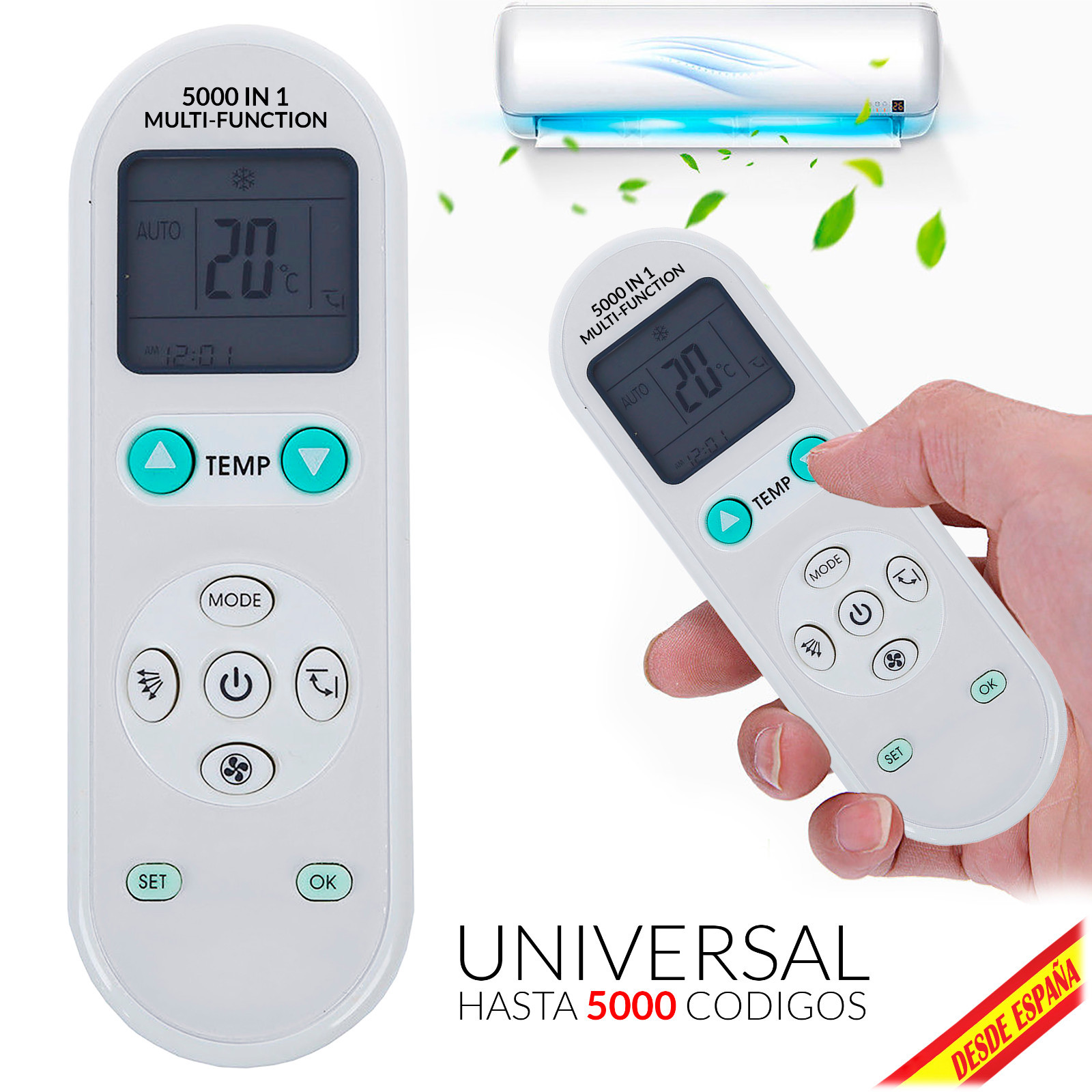 Mando A Dist Hama A/C Univ 5000 En 1