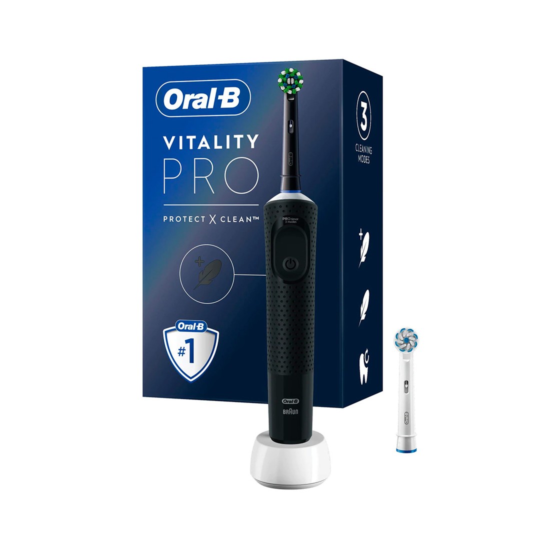 Cepillo Diente Oral-B Vitality Pro Negro