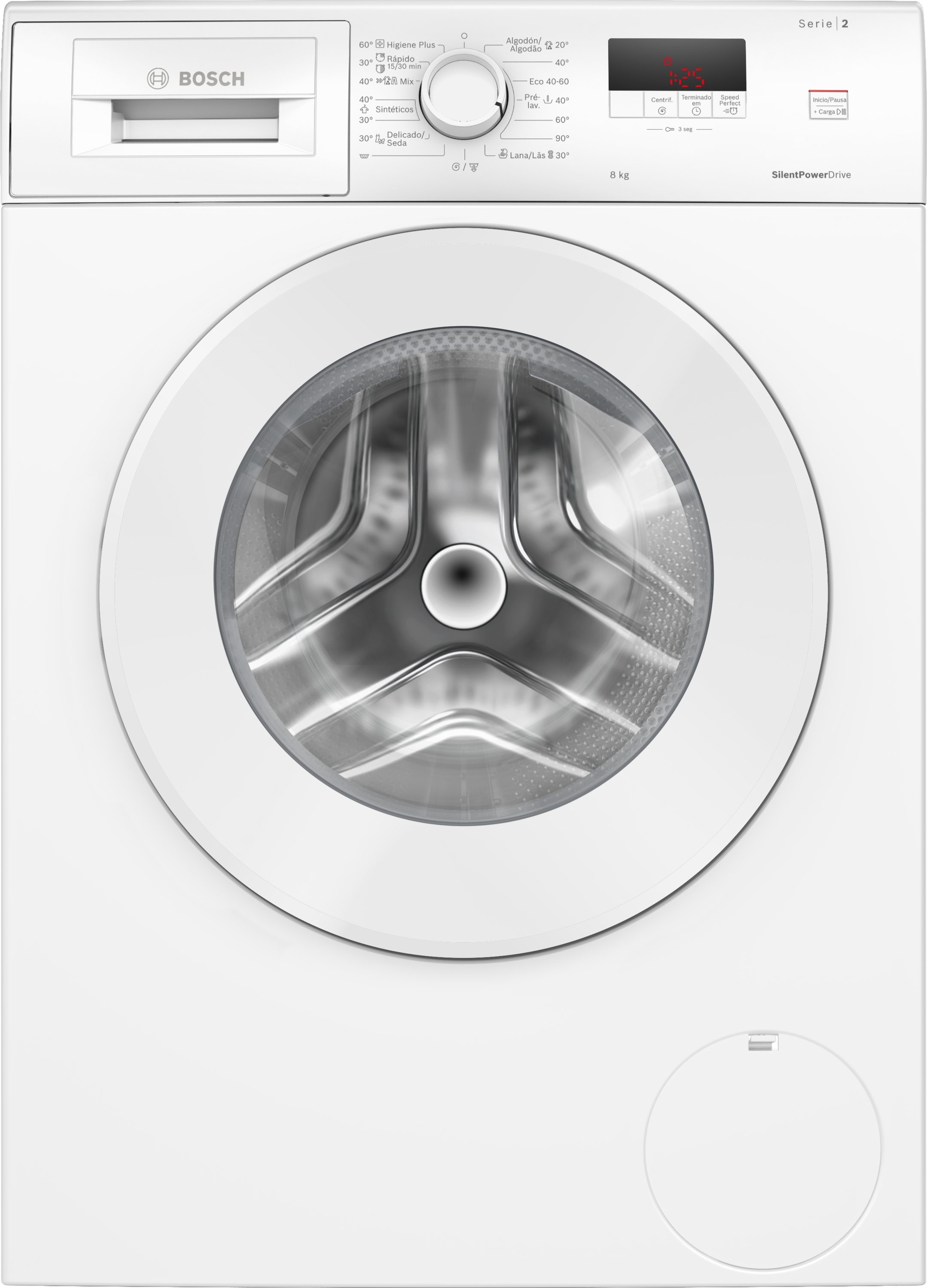 Lavadora  Bosch Wge03200Ep 8K 1200R Bca