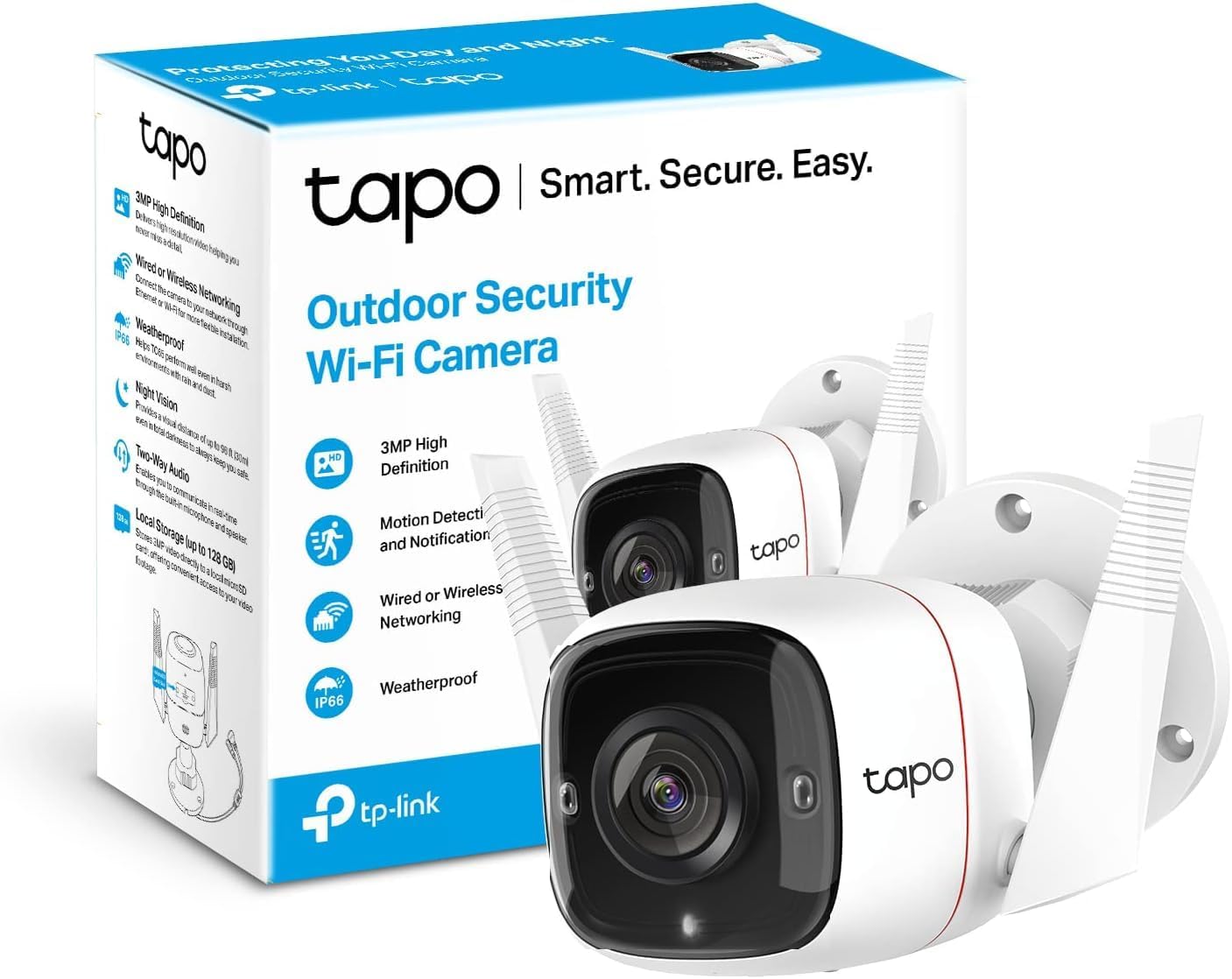 Camara Tp Link Tapo Tc40 Motor Exterior