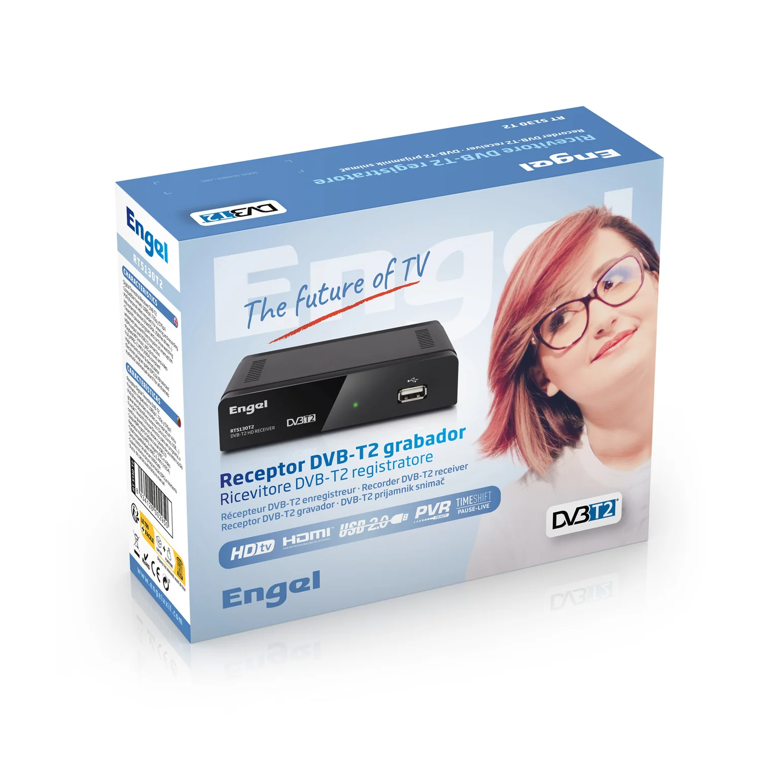 Receptor Tdt Engel Grabador Hdtv Rt5130 T2