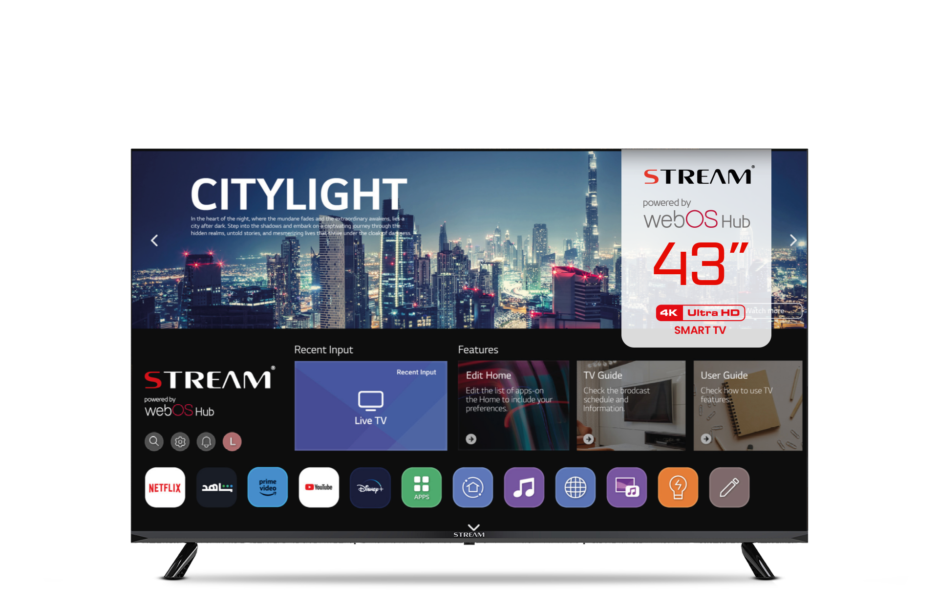 Smart Tv Geniun 43 Gtv43Uhd Webos